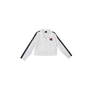 Champion Cropped White Windbreaker